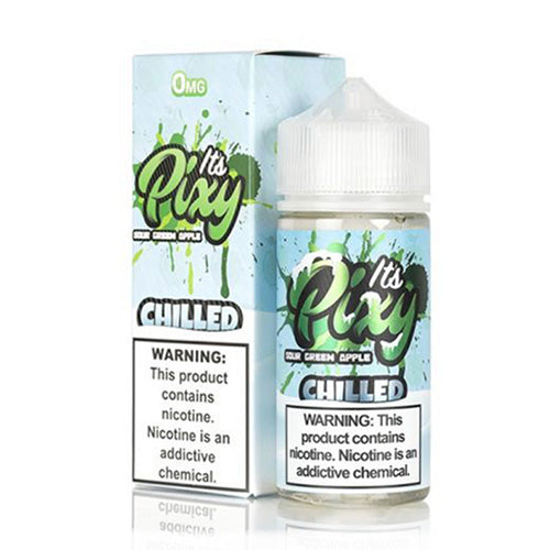 It's Pixy (LIQ FB)(100mL)  -  Qty per pack 1 Sour Green Apple Chilled 00mg