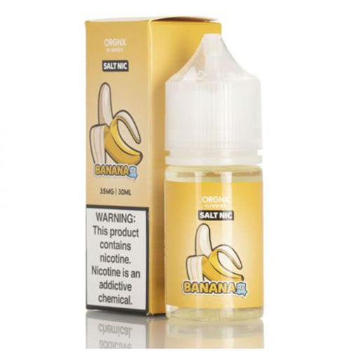 ORGNX (LIQ Salt)(30mL)  -  Qty per pack 1 Banana Ice 35mg