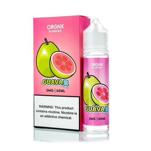 ORGNX (LIQ FB)(60mL)  -  Qty per pack 1 Guava Ice 00mg