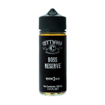 Cuttwood (LIQ FB)(120mL)  -  Qty per pack 1 Boss Reserve 00mg