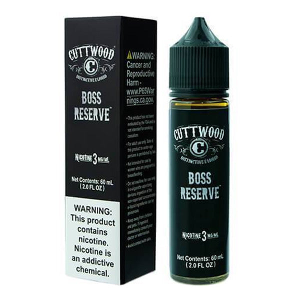 Cuttwood (LIQ FB)(60mL)  -  Qty per pack 1 Boss Reserve 00mg