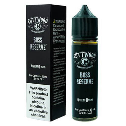 Cuttwood (LIQ FB)(60mL)  -  Qty per pack 1 Boss Reserve 00mg