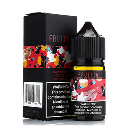 Fruitia (LIQ Salt)(30mL)  -  Qty per pack 1 Strawberry Coconut Refresher 35mg