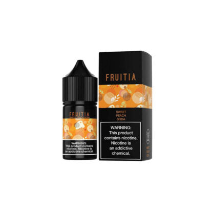 Fruitia (LIQ Salt)(30mL)  -  Qty per pack 1 Sweet Peach Soda 35mg