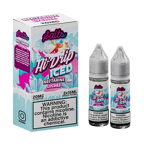 Hi Drip (LIQ Salt)(30mL; 15mL x2)  -  Qty per pack 1 Nectarine Lychee Iced 20mg