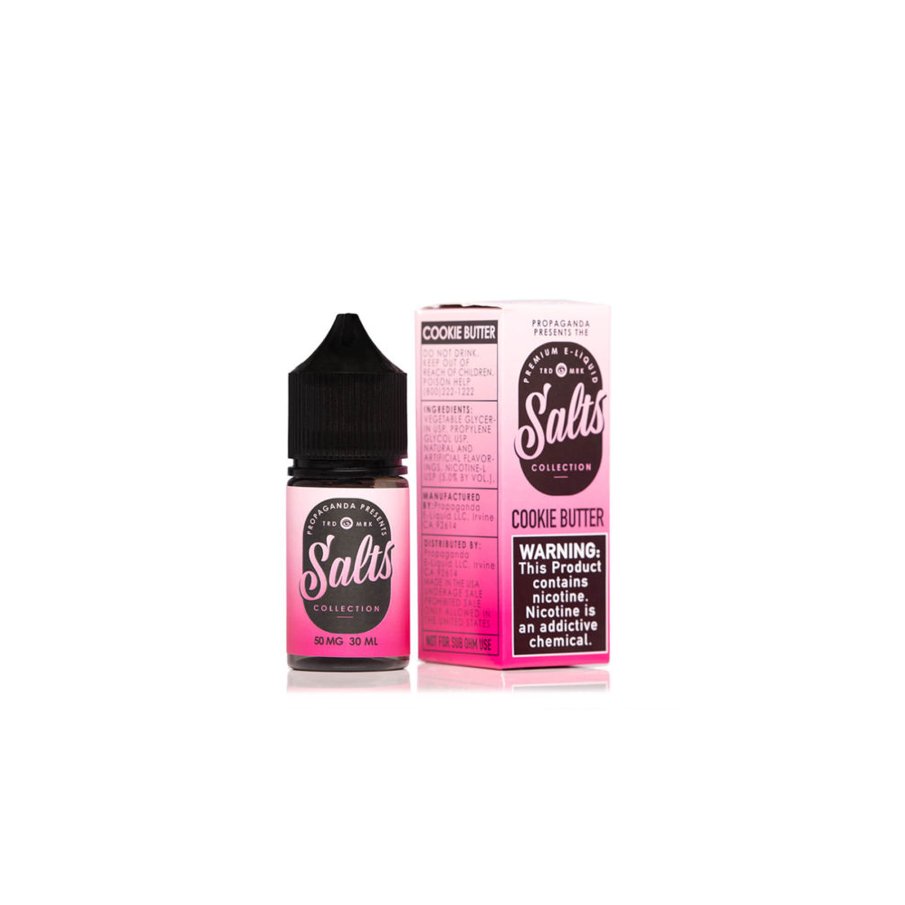 Propaganda (LIQ Salt)(30mL)  -  Qty per pack 1 Cookie Butter 35mg