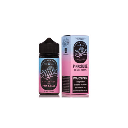 The Hype (LIQ FB)(100mL)  -  Qty per pack 1 Pink & Blue 00mg