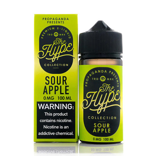 The Hype (LIQ FB)(100mL)  -  Qty per pack 1 Sour Apple 00mg