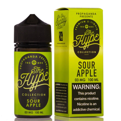 The Hype (LIQ FB)(100mL)  -  Qty per pack 1 Sour Apple 03mg