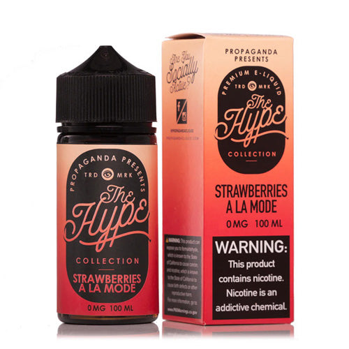 The Hype (LIQ FB)(100mL)  -  Qty per pack 1 Strawberries A La Mode 00mg