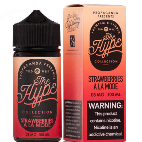 The Hype (LIQ FB)(100mL)  -  Qty per pack 1 Strawberries A La Mode 03mg