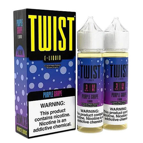 Twist (LIQ FB)(120mL; 60mL x2)  -  Qty per pack 1 Purple Grape 00mg