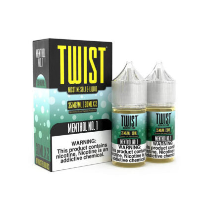 Twist (LIQ Salt)(60mL; 30mL x2)  -  Qty per pack 1 Menthol No. 1 35mg