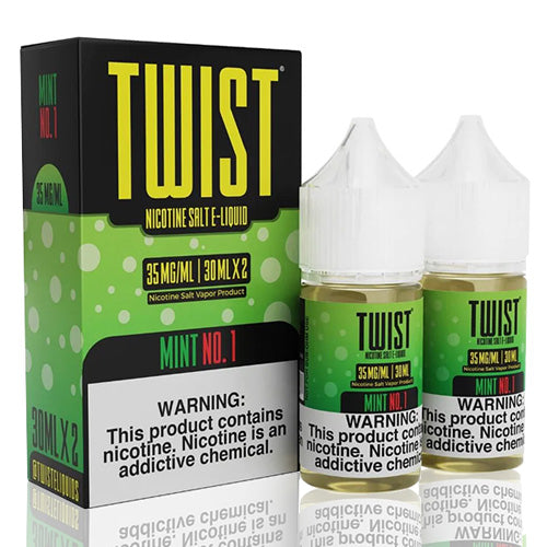 Twist (LIQ Salt)(60mL; 30mL x2)  -  Qty per pack 1 Mint No. 1 35mg