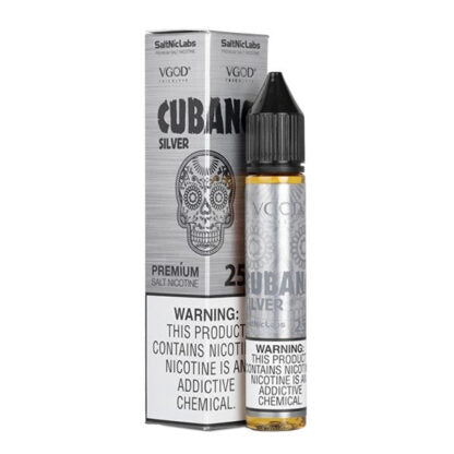 VGOD (LIQ Salt)(30mL)  -  Qty per pack 1 Cubano Silver 25mg