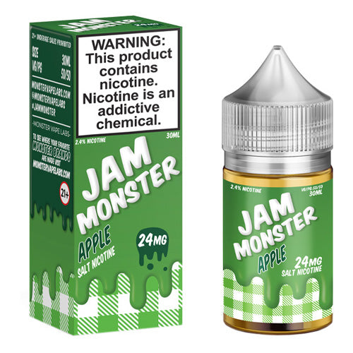 Jam Monster (LIQ Salt)(30mL) Jam  -  Qty per pack 1 Apple Jam 24mg