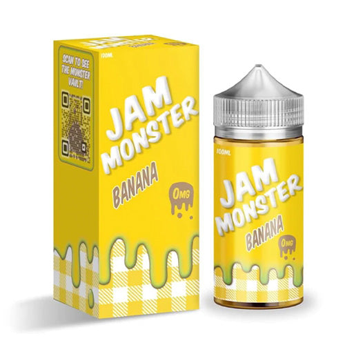 Jam Monster (LIQ FB)(100mL) Jam  -  Qty per pack 1 Banana Jam 00mg