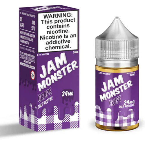 Jam Monster (LIQ Salt)(30mL) Jam  -  Qty per pack 1 Grape Jam 48mg