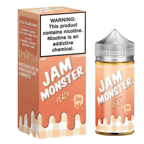 Jam Monster (LIQ FB)(100mL) Jam  -  Qty per pack 1 Peach Jam 00mg