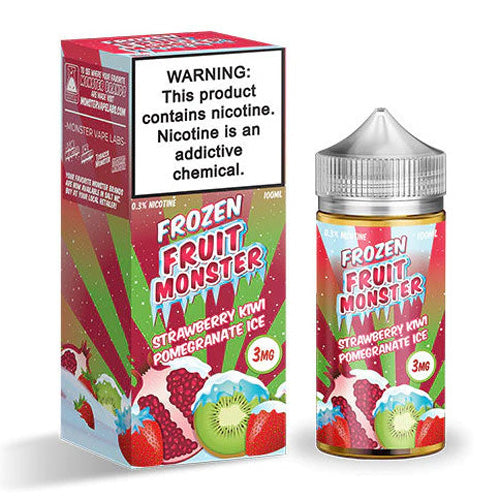 Jam Monster (LIQ FB)(100mL) Frozen  -  Qty per pack 1 Strawberry Kiwi Pomegranate Ice 00mg