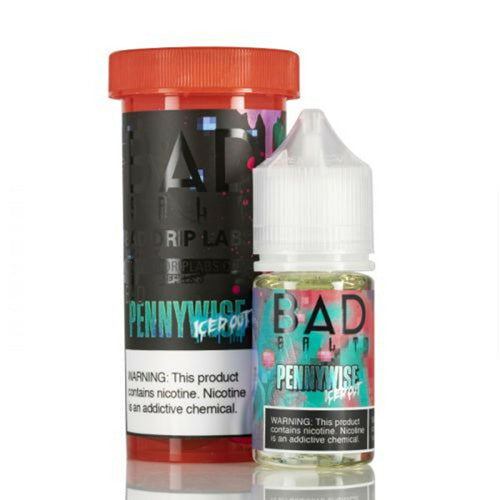 Bad Drip (LIQ Salt)(30mL)  -  Qty per pack 1 Pennywise Iced Out 25mg