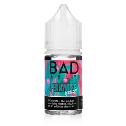 Bad Drip (LIQ Salt)(30mL)  -  Qty per pack 1 Pennywise Iced Out 25mg