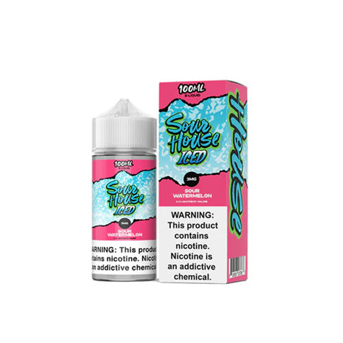 Sour House (LIQ FB)(100mL)  -  Qty per pack 1 Watermelon Iced 00mg