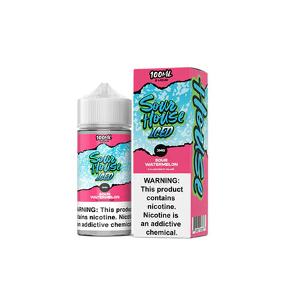 Sour House (LIQ FB)(100mL)  -  Qty per pack 1 Watermelon Iced 03mg