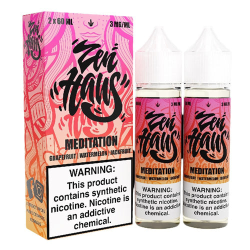 Zen Haus (LIQ FB)(120mL; 60mL x2)  -  Qty per pack 1 Meditation 00mg