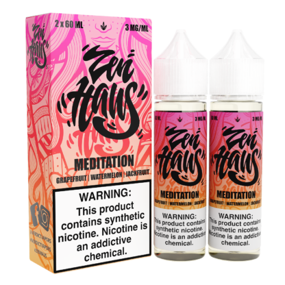 Zen Haus (LIQ FB)(120mL; 60mL x2)  -  Qty per pack 1 Meditation 00mg