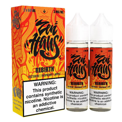 Zen Haus (LIQ FB)(120mL; 60mL x2)  -  Qty per pack 1 Rebirth 00mg