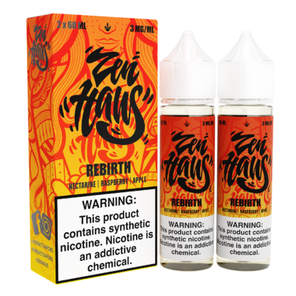 Zen Haus (LIQ FB)(120mL; 60mL x2)  -  Qty per pack 1 Rebirth 00mg