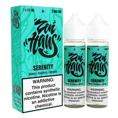 Zen Haus (LIQ FB)(120mL; 60mL x2)  -  Qty per pack 1 Serenity 00mg