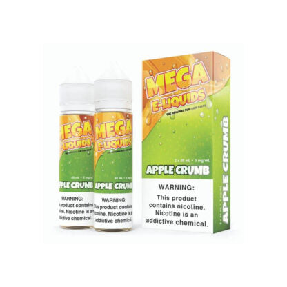 Mega (LIQ FB)(120mL; 60mL x2)  -  Qty per pack 1 Apple Crumb 03mg