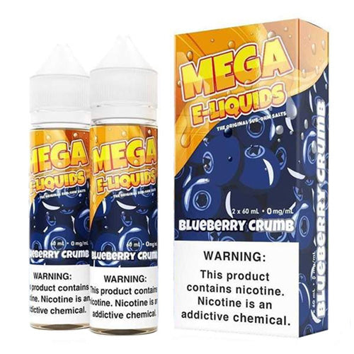 Mega (LIQ FB)(120mL; 60mL x2)  -  Qty per pack 1 Blueberry Crumb 00mg