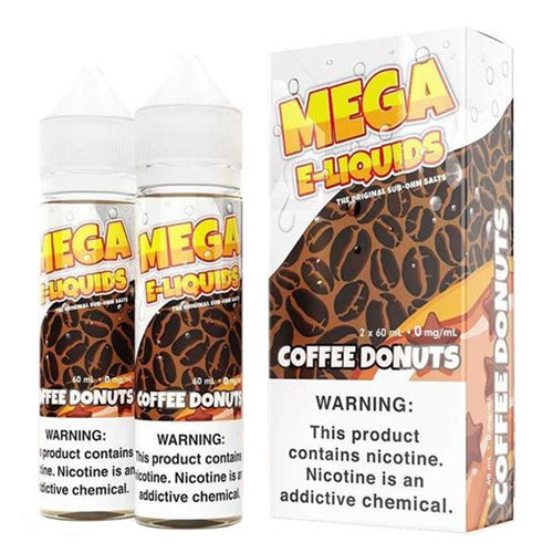 Mega (LIQ FB)(120mL; 60mL x2)  -  Qty per pack 1 Coffee Donuts 00mg