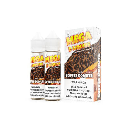 Mega (LIQ FB)(120mL; 60mL x2)  -  Qty per pack 1 Coffee Donuts 00mg