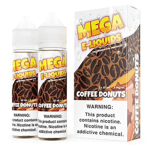 Mega (LIQ FB)(120mL; 60mL x2)  -  Qty per pack 1 Coffee Donuts 03mg