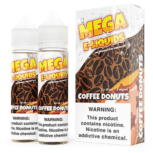 Mega (LIQ FB)(120mL; 60mL x2)  -  Qty per pack 1 Coffee Donuts 06mg