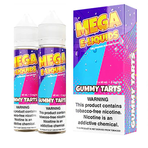 Mega (LIQ FB)(120mL; 60mL x2)  -  Qty per pack 1 Gummy Tarts 03mg