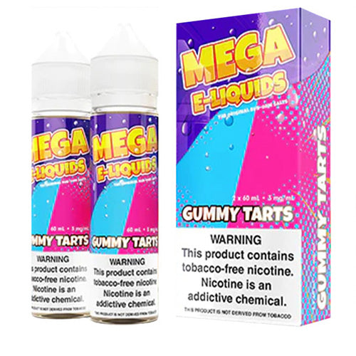 Mega (LIQ FB)(120mL; 60mL x2)  -  Qty per pack 1 Gummy Tarts 06mg