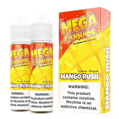 Mega (LIQ FB)(120mL; 60mL x2)  -  Qty per pack 1 Mango Rush 00mg