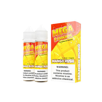 Mega (LIQ FB)(120mL; 60mL x2)  -  Qty per pack 1 Mango Rush 00mg