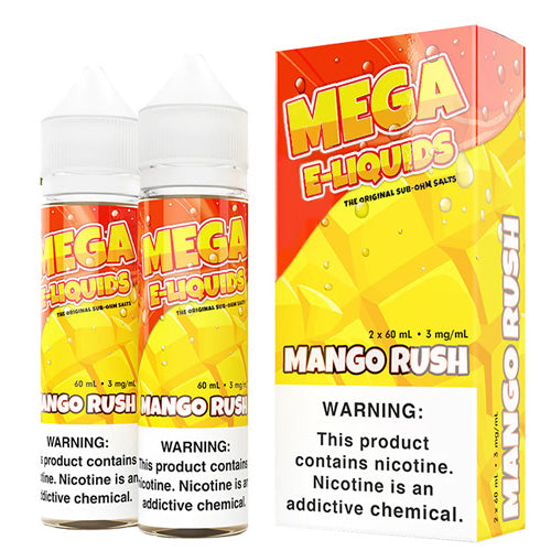 Mega (LIQ FB)(120mL; 60mL x2)  -  Qty per pack 1 Mango Rush 03mg