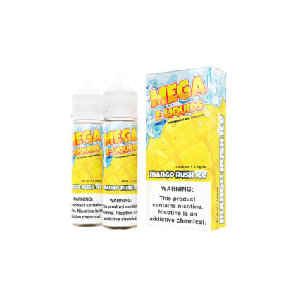 Mega (LIQ FB)(120mL; 60mL x2)  -  Qty per pack 1 Mango Rush Ice 00mg