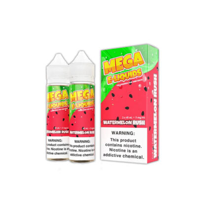 Mega (LIQ FB)(120mL; 60mL x2)  -  Qty per pack 1 Watermelon Rush 00mg