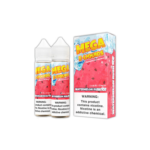 Mega (LIQ FB)(120mL; 60mL x2)  -  Qty per pack 1 Watermelon Rush Ice 03mg