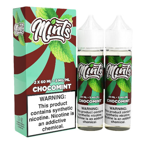 Mints (LIQ FB)(120mL; 60mL x2)  -  Qty per pack 1 Chocomint 00mg