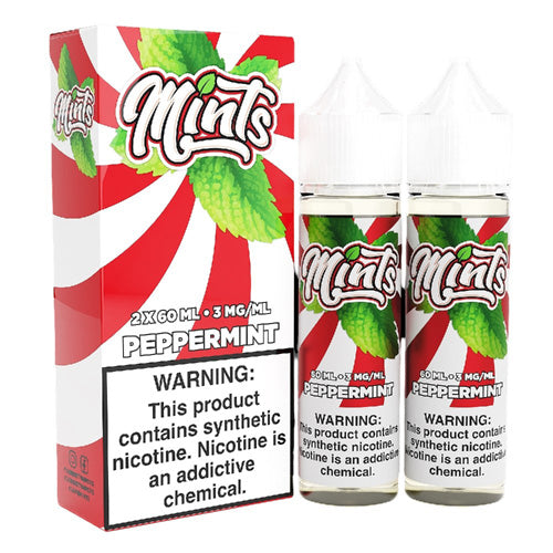 Mints (LIQ FB)(120mL; 60mL x2)  -  Qty per pack 1 Peppermint 00mg