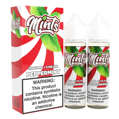 Mints (LIQ FB)(120mL; 60mL x2)  -  Qty per pack 1 Peppermint 00mg